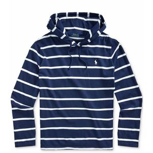 Polo Ralph Lauren Striped Cotton Hooded T-Shirt  L